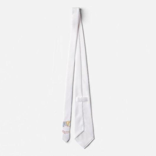 Peter Rabbit in Bed (wird von seiner Mutter Gefütt Krawatte (Rückseite)