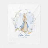 Peter Rabbit Inspiriert Design Fleecedecke (Vorderseite)