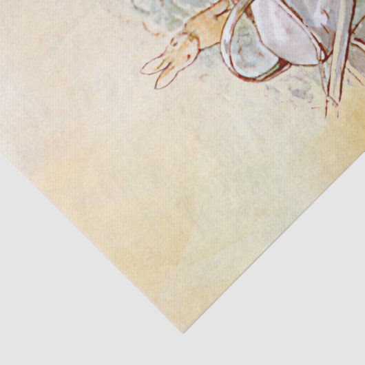 Peter Rabbit (Katze) Gewebepapier Seidenpapier (Detail)