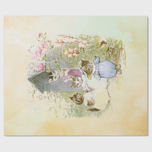 Peter Rabbit (Katzen) Geschenkpapier (Flach)