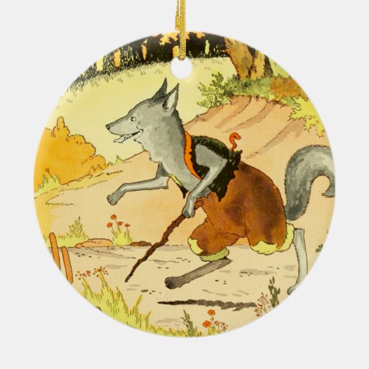 Peter Rabbit Keramik Ornament (Hinten)
