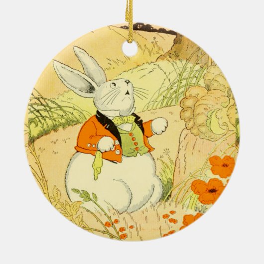 Peter Rabbit Keramik Ornament (Hinten)