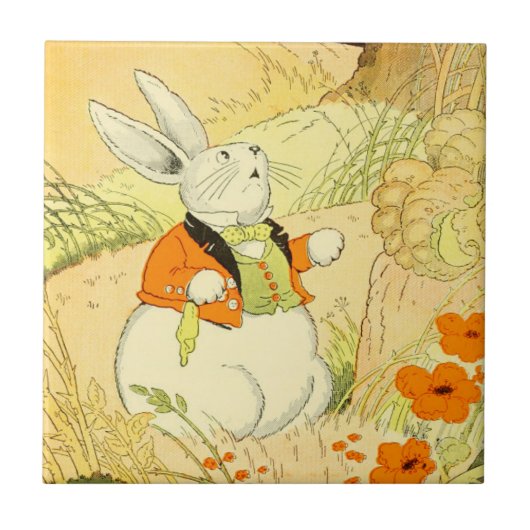 Peter Rabbit Keramik Tile Fliese (Vorderseite)