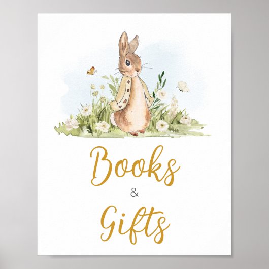 Peter Rabbit Kinderduschbücher und Geschenke Poster (Vorne)