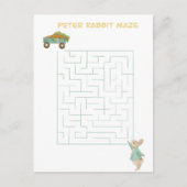 Peter Rabbit Kindergeburtstag & Game Postkarte (Vorderseite)