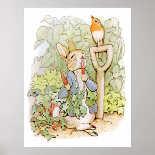 PETER RABBIT Kinderzimmer Charaktere Peter Rabbit  Poster (Vorne)
