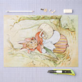 Peter Rabbit (Korb) Gewebepapier Seidenpapier (Handwerk)