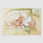 Peter Rabbit (Korb) Gewebepapier Seidenpapier (Vorderseite)