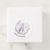 Peter Rabbit Lila Baby Shower Geschenkanhänger (Beispiel)