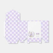 Peter Rabbit Lila Baby Shower Geschenkschachtel (Ungefaltet)