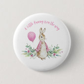 Peter Rabbit Little ist unterwegs Button (Vorderseite)