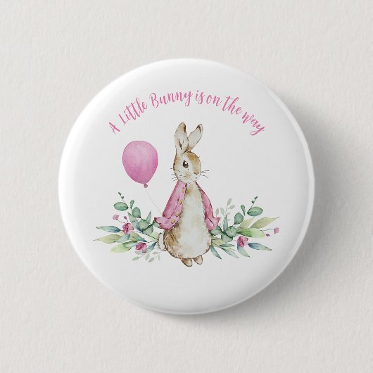 Peter Rabbit Little ist unterwegs Button (Vorderseite)