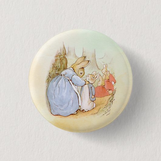 Peter Rabbit (Mama) Button (Vorderseite)
