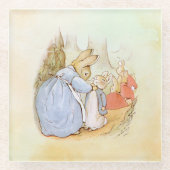 Peter Rabbit (Mama) Glasuntersetzer (Vorderseite)