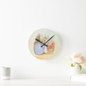 Peter Rabbit (Mama) Runde Wanduhr (Zuhause)
