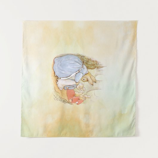 Peter Rabbit (Mama) Wandteppich (Vorderseite (Horizontal))