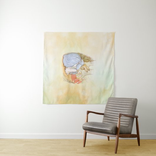 Peter Rabbit (Mama) Wandteppich (Beispiel (Horizontal))