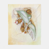 Peter Rabbit (Mäuse 1) Fleecedecke (Vorderseite)