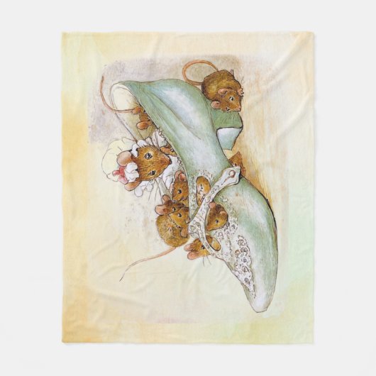 Peter Rabbit (Mäuse 1) Fleecedecke (Vorderseite)