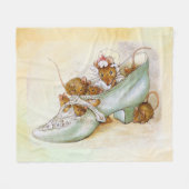 Peter Rabbit (Mäuse 1) Fleecedecke (Vorderseite (Horizontal))