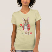 Peter Rabbit mit reifer, saftiger Wassermelone T-Shirt (Vorderseite)