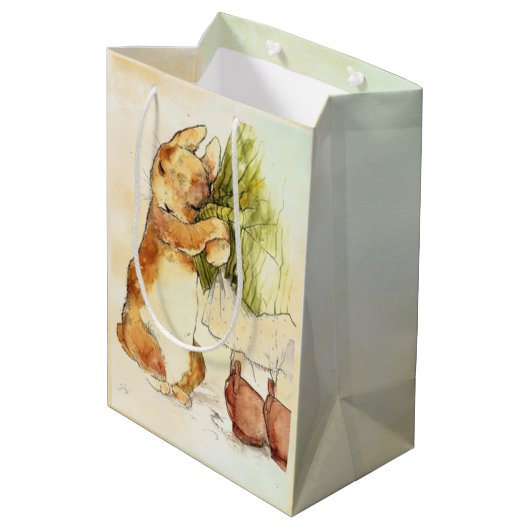 Peter Rabbit Mittlere Geschenktüte (Rückseite Schrägansicht)