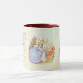 Peter Rabbit mixen Zwei-Tone-Kaffee-Tasse Tasse (Zentrum)
