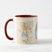 Peter Rabbit mixen Zwei-Tone-Kaffee-Tasse Tasse (Links)