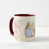 Peter Rabbit mixen Zwei-Tone-Kaffee-Tasse Tasse (Vorderseite Links)