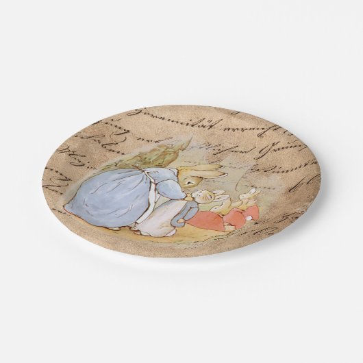 Peter Rabbit (Mom) Paper Tellers Pappteller (Schrägansicht)