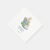 Peter Rabbit Mommy Baby Shower Serviette (Ecke)