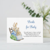 Peter Rabbit Mommy Books for Baby RSVP Card (Stehend Vorderseite)