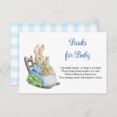 Peter Rabbit Mommy Books for Baby RSVP Card (Vorne/Hinten)