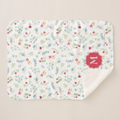 Peter Rabbit | Muster des Waldes Sherpadecke (Vorderseite (Horizontal))