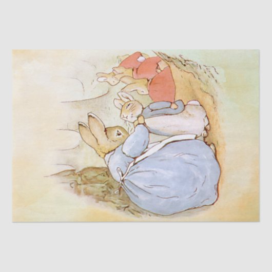 Peter Rabbit (Mutti) Tissue Paper Seidenpapier (Vorderseite)