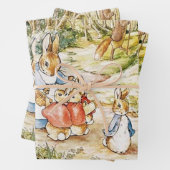 Peter Rabbit Nachbarschaft von Beatrix Potter Geschenkpapier Set (Beispiel)