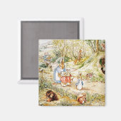 Peter Rabbit Nachbarschaft von Beatrix Potter Magnet (Vorderseite/Rückseite)