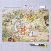 Peter Rabbit Nachbarschaft von Beatrix Potter Seidenpapier (Handwerk)