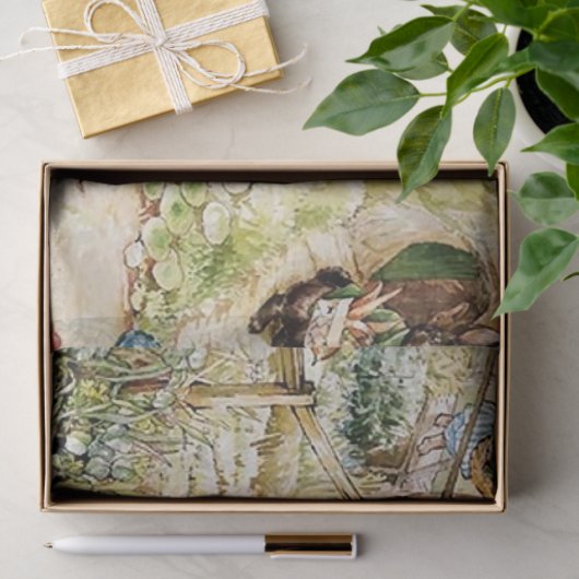Peter Rabbit Nachbarschaft von Beatrix Potter Seidenpapier (Geschenk)