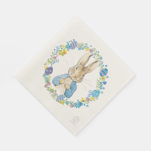 Peter Rabbit Oaster Floral Serviette (Ecke)