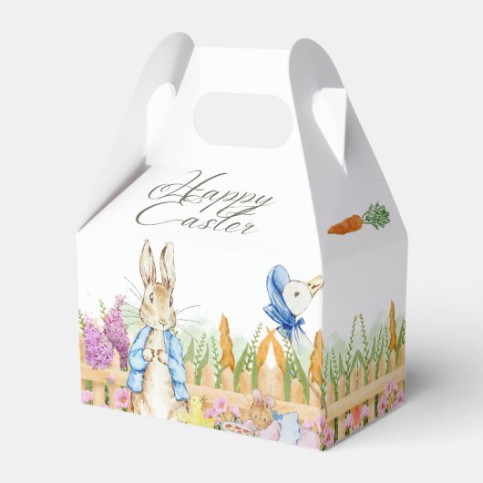 Peter Rabbit Oaster Gastgeschenk Box Geschenkschachtel (Rückseite)