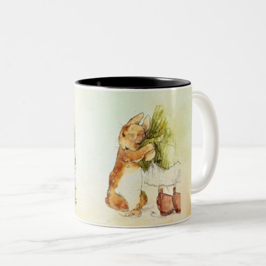 Peter Rabbit Onions Zweifarbige Tasse (VorderseiteRechts)