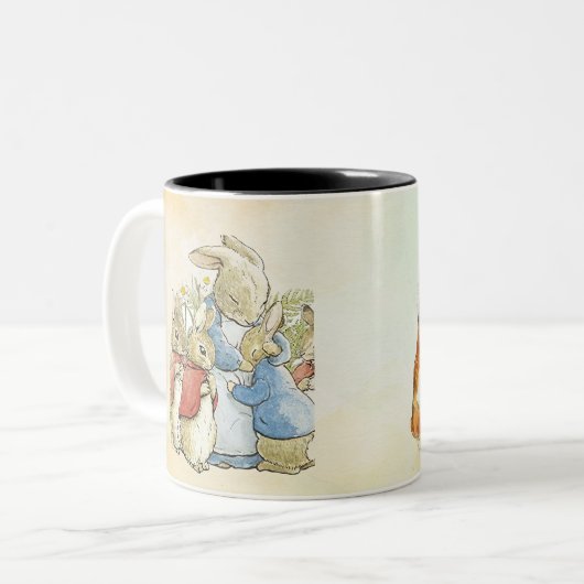 Peter Rabbit Onions Zweifarbige Tasse (Vorderseite Links)