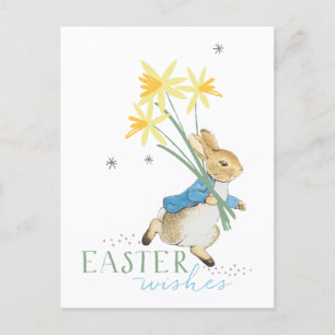 Peter Rabbit   Osterwünsche Feiertagspostkarte