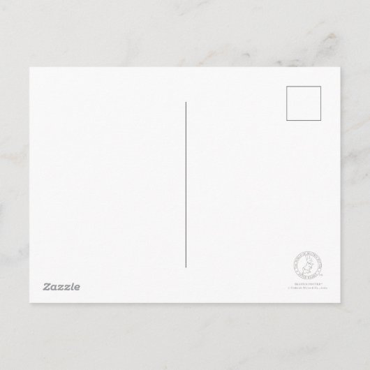 Peter Rabbit | Osterwünsche Feiertagspostkarte (Rückseite)