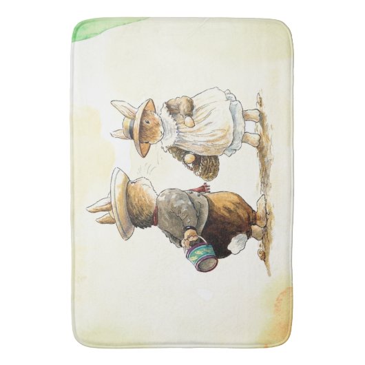 Peter Rabbit (Paar) Badematte (Vorderseite Vertikal)