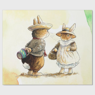 Peter Rabbit (Paar) Gewebepapier Geschenkpapier