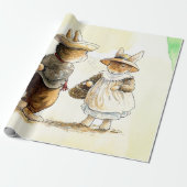 Peter Rabbit (Paar) Gewebepapier Geschenkpapier (Ungerollt)