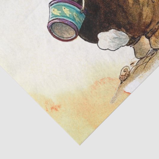 Peter Rabbit (Paar) Gewebepapier Seidenpapier (Detail)