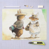Peter Rabbit (Paar) Gewebepapier Seidenpapier (Handwerk)